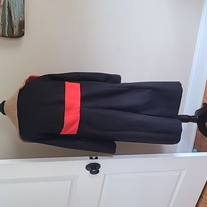 Shein color block trench coat